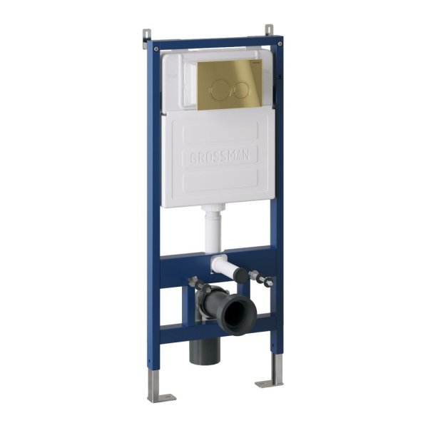 Кнопка смыва Grossman Galaxy 700.K31.01.300.300 золото глянцевое