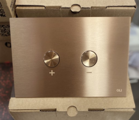 Кнопка смыва Oli Blink 878782 бронза