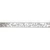 Решетка AlcaPlast CODE-750M нержавеющая сталь матовая