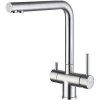 Смеситель Frap F43899-3 нержавеющая сталь