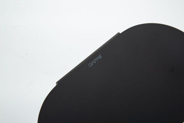Держатель туалетной бумаги с полочкой Gappo G30703-6, черный матовый