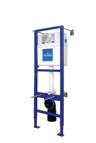 Инсталляция LEON NEW 40 для унитаза составная механическая 60160, синий