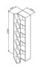 Шкаф-пенал Am.Pm Spirit 2.0 M70ACHL0356DM 35 L глубокий синий