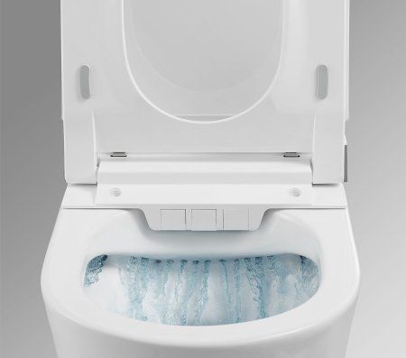 Умный подвесной унитаз AKH1051H / инсталляция AHY1051/ клавиша AHM051G