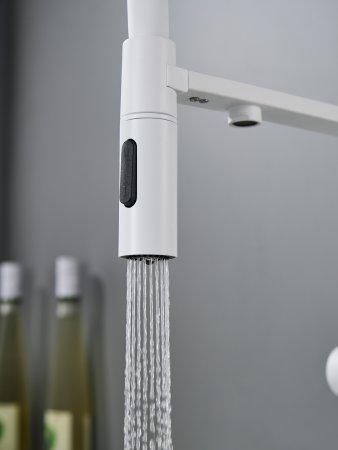 Смеситель для кухни Shevanik S478C, Белый