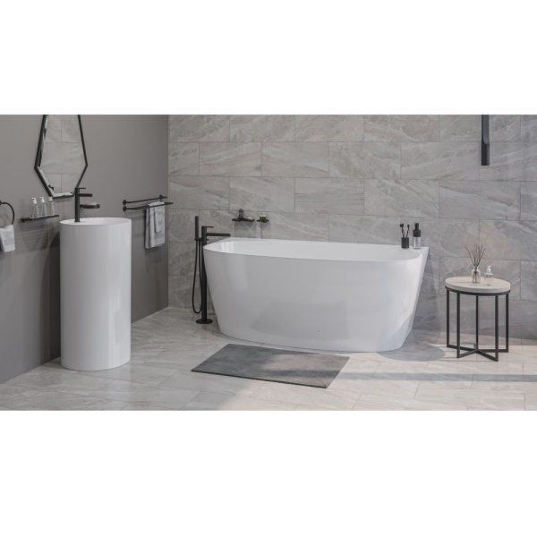 Ванна из искусственного камня Whitecross Pearl A 0214.155080.100 155x80 белый глянцевый