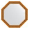 Зеркало Evoform Octagon BY 7313 68x68 состаренное золото с плетением