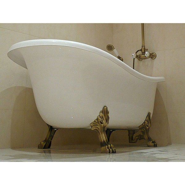 Акриловая ванна Gruppo Treesse Epoca V5071/bronze 170х80 бронза/белый