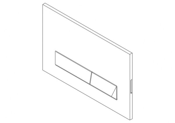 Кнопка смыва BelBagno Marmi BB009-MR-BIANCO белый