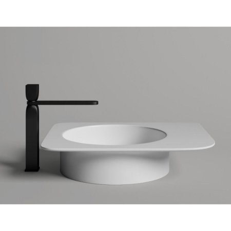 Раковина Salini Ninfea 110521M 54,5x44,7 белый матовый