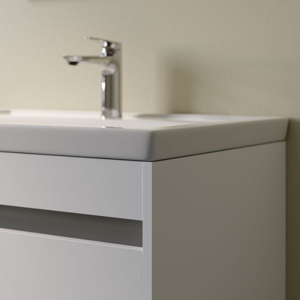 Тумба с умывальником IDDIS Zodiac X подвесная, 70 см, белый, подходит умыв. 4077000i28 (ZDX70W0i95K)