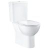Унитаз-компакт Grohe Bau Ceramic 39346000 со смывным бачком, микролифт,  вертикальный выпуск
