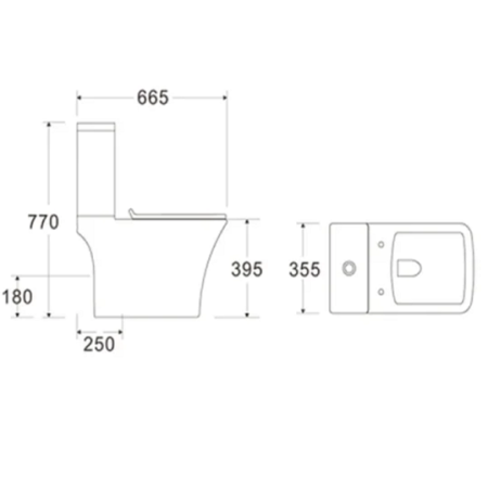 Унитаз-компакт Cerutti SPA Vettore CT7192 микролифт