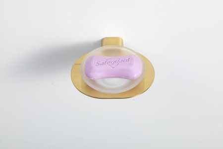 Мыльница стеклянная Gappo G3TE09NR02YS-3HM, золотой сатин