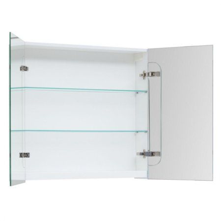 Шкаф-зеркало Dreja Premium 80 белый глянец