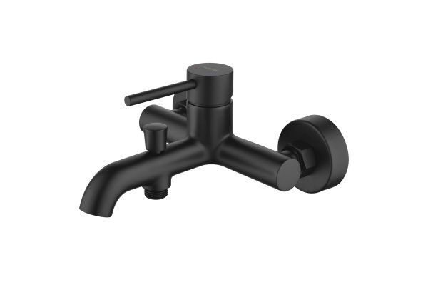 Смеситель для ванны AQUATEK, матовый черный AQ1340MB ЕВРОПА, Черный матовый