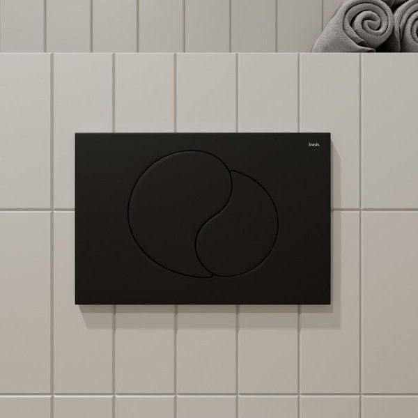 Клавиша смыва Iddis Unifix, черная (UNI02MBi77)