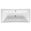 Акриловая ванна Excellent Crown WAEX.CRG19.ULTRA.BR 190x90  с гидромассажем, белый/бронза