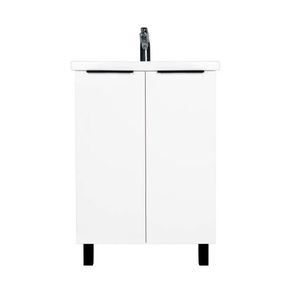 Тумба VIANT "Берлин" MODUO 60 2 ств белая 444х570х820 (VBER60MDBEL-T2ST)