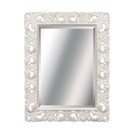 Зеркало Tessoro Isabella TS-0021-880-W 88 с фацетом, белый глянец