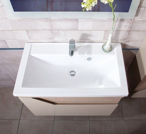 Комплект мебели для ванной Бриклаер БРАЙТОН 80B, бежевый