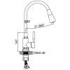 Смеситель Ledeme L4199-9 серый