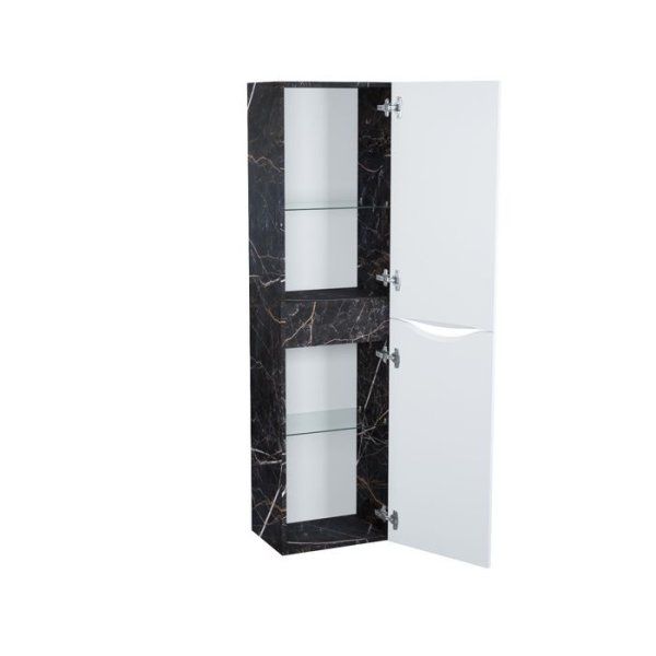 Пенал IDDIS подвесной 40 см белый/черный мрамор Cloud (CLQOO4SA0BMS0iFZ97UN)