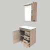 Тумба-умывальник COMFORTY "Марио-75" сосна лоредо с раковиной "Quadro 75"