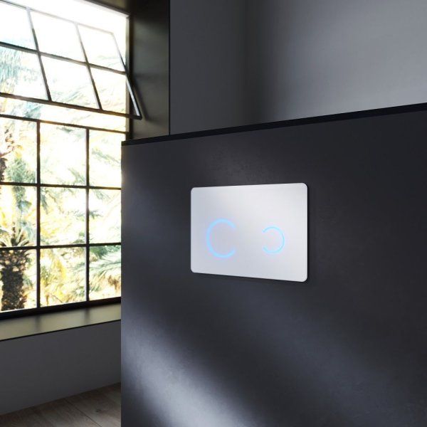 Клавиша для инсталляции Touchless Pro, сенсорная бесконтактная, стекло AM.PM Touch Pro I0450B01