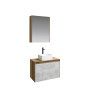 Мебель для ванной Aqwella 5 stars Mobi MOB0106DB+MOB0706BS 60 дуб балтийский/бетон светлый