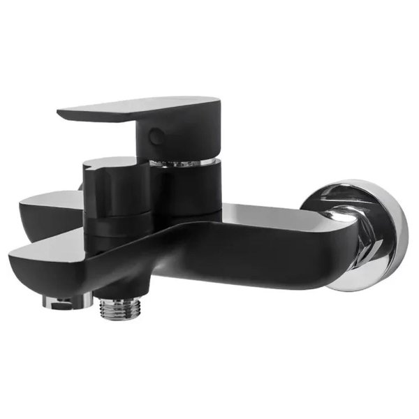 Набор для ванны 3 в 1 Hansberge H7099BC, черный/хром