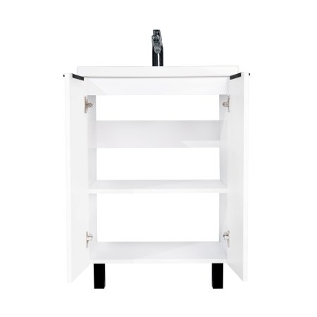 Тумба VIANT "Берлин" MODUO 60 2 ств белая 444х570х820 (VBER60MDBEL-T2ST)