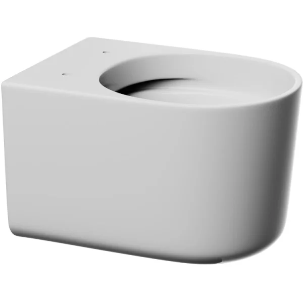 Унитаз подвесной Abber Ultra AC1302 безободковый, с сиденьем микролифт, белый