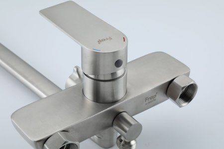 Смеситель для ванны Frap F22806, однорычажный, сатин