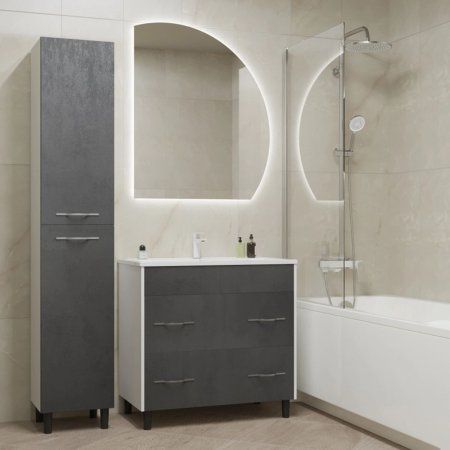 Тумба для ванной MIXLINE "Сура-80" под раковину МАРГО-80 (MIXLINE) (ПВХ) (555077)