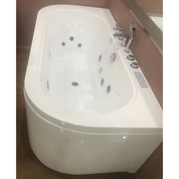 Акриловая ванна Frank F160 170х80 см, пристенная, с гидромассажем