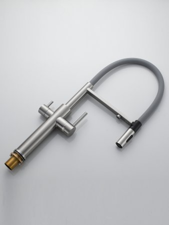 Смеситель для кухни Shevanik S478L, Сатин