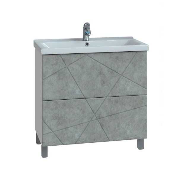 Тумба VIGO Geometry под раковину Geometry 700-0-2 (Como) бетон (016 бетон)