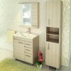 Тумба-умывальник COMFORTY "Марио-75" сосна лоредо с раковиной "Quadro 75"