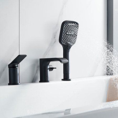 Смеситель для ванны Shevanik S4TA11NK2HYE, Черный