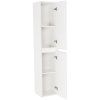 Шкаф-пенал BelBagno Kraft KRAFT-1600-2A-SC-BO-R 33 подвесной, Bianco Opaco