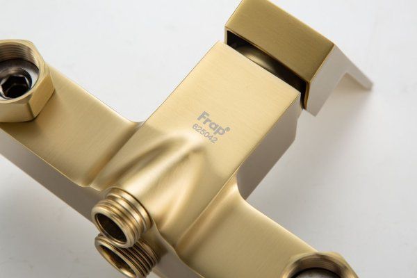 Смеситель для ванны Frap F2UB29TD1-HJ3, сатин золотой