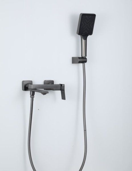 Смеситель для ванны Frap H84-9 F3284-9 оружейная сталь