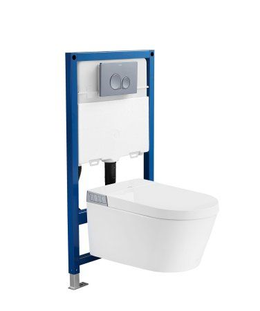 Умный подвесной унитаз AKH1051H / инсталляция AHY1051/ клавиша AHM051G