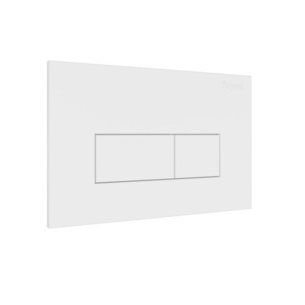 Клавиша смыва Teymi Helmi, двойной смыв, белый матовый T70018WM
