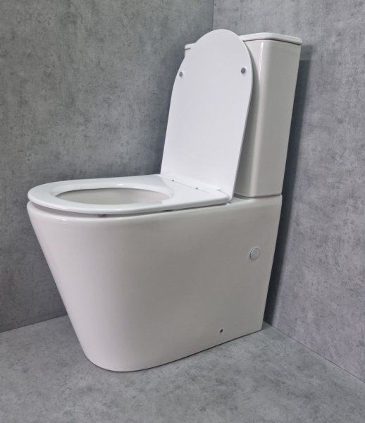 Унитаз напольный Ceramalux TR2178 TORNADO, белый глянец