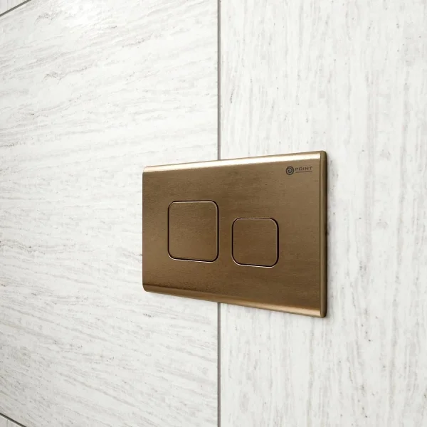 Кнопка смыва Point Афина PN44041BB для инсталляции, бронза