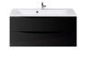 Мебель для ванной BelBagno Marino MARINO-1000-2C-SO-NL-P 100 nero lucido