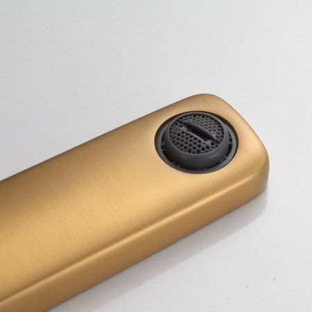 Смеситель для ванны однорычажный  Shevanik S9912G, Золотой сатин