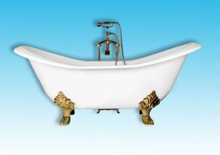 Чугунная ванна Elegansa Taiss золотые ножки